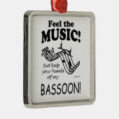 Bassoon voelt de muziek metalen ornament (Rechts)