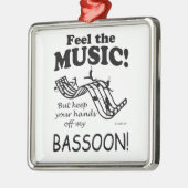 Bassoon voelt de muziek metalen ornament (Links)