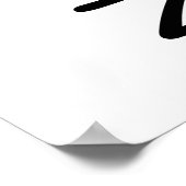 Bassoon voelt de muziek poster (Hoek)