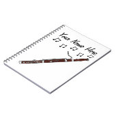 Bassoon Woodwind Muzikant Muziekdocent Custom Notitieboek (Linkerzijde)