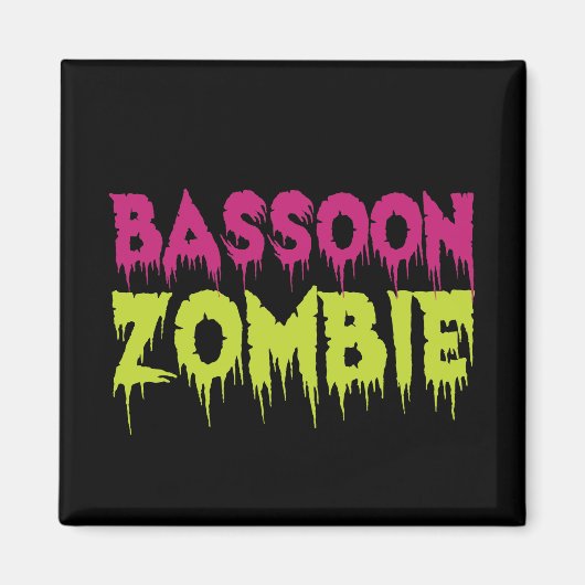 Bassoon Zombie Magneet (Voorkant)