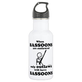 Bassoons verboden waterfles 