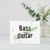 basspeler briefkaart (Staand voorkant)