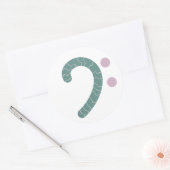 basspleet groen ronde sticker (Envelop)