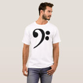Basssleutel T-shirt (Voorkant volledig)