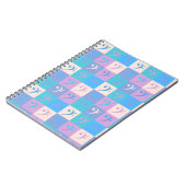 Basssleutelpatroon Pastel Notitieboek (Linkerzijde)