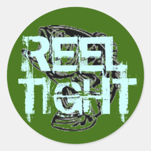 BASSVIS2, REEL, TIGHT RONDE STICKER
