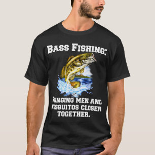 Bassvissen: Mannen en muggen dichter bij elkaar br T-shirt