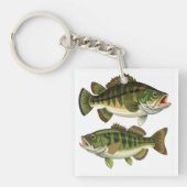 Bassvissen Vissers en Visvrouwen Sleutelhanger (voorkant)