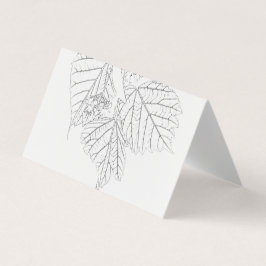 Basswood Leaves Card Kaart