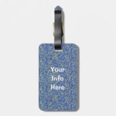 Bast Amidst Hydrangea Flowers Bagagelabel (Achterkant verticaal)