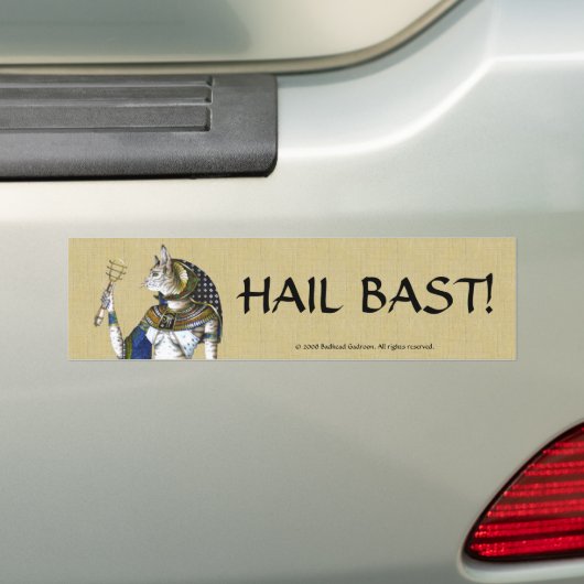 Bast Bumpersticker (Op auto)