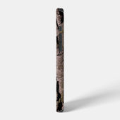 Bast eik mos stam hout iPhone hoesje (Linkerkant)