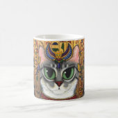 Bast Goddess Bastet Egyptian Cat Art Mok (Center)