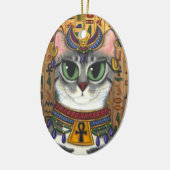 Bast Goddess Egyptian Bastet Cat Art Ornament (Links)