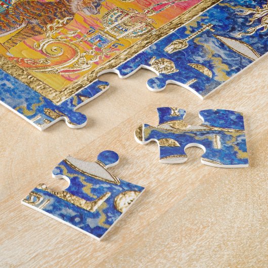 Bast Legpuzzel (Zijkant)