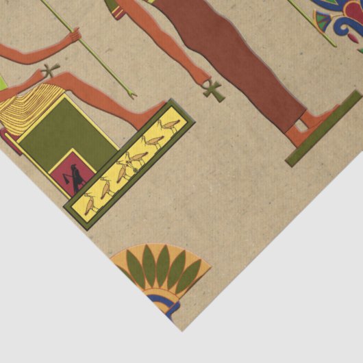 Bast, Osiris en Thoth Tissuepapier (Detail)