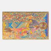 Bast Rechthoekige Sticker (Voorkant)