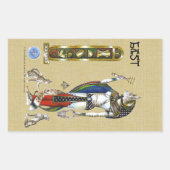 Bast Rectangle Sticker (Voorkant)