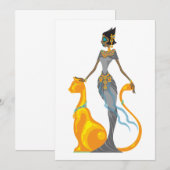 Bast-uitnodigingen Kaart (Voorkant / Achterkant)