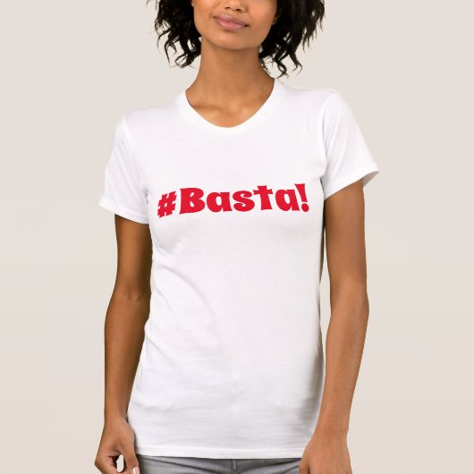 #Basta Hashtag T-shirt (Voorkant)