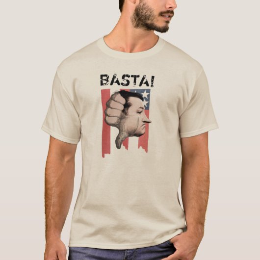 BASTA. Met Ted Cruz T-shirt (Voorkant)