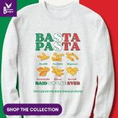 BASTA PASTA zei dat niemand ooit Italiaan was Trui