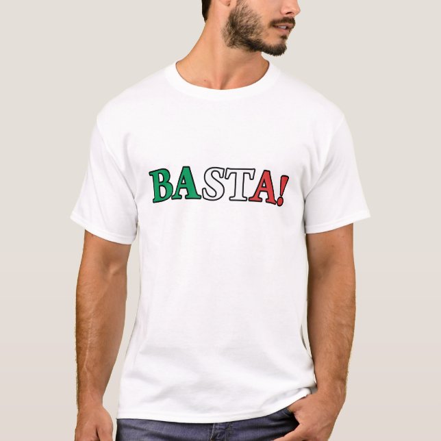 Basta. T-shirt (Voorkant)