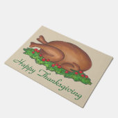 Basta Turkey Platter Thanksgiving Dinner Holiday Deurmat (Schuin)