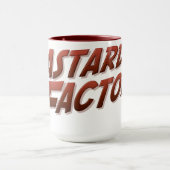 Bastard Factory Logo Mok - Rood (Midden)