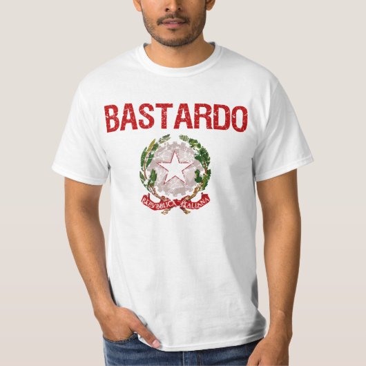 Bastardo Italiaans T-shirt (Voorkant)