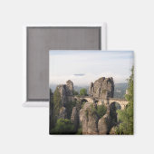 Bastei Bridge in Saksisch Zwitserland magneet (Voorkant / Achterkant)
