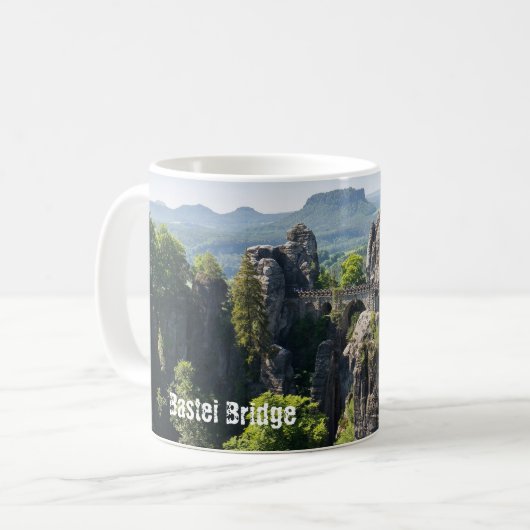 Bastei Bridge Koffiemok (Voorkant links)