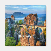 Bastei Bridge, Saxon, Zwitserland Magneet (Voorkant)