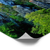 Bastei Bridge, Saxon, Zwitserland Poster (Hoek)