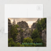 Bastei Brücke Briefkaart (Voorkant / Achterkant)