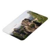 Bastei brug in Duitsland rechthoekige magneet (Linkerzijde)