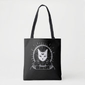 Bastet Ancient Egypt Cat Crescent Gothic Moon Tote Bag (Voorkant)