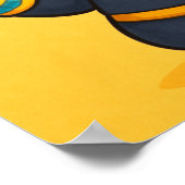 Bastet Cat | Egyptische godin | Schattige Egyptisc Poster (Hoek)