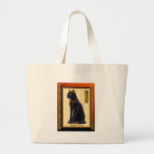 BASTET ~ Cat God Grote Tote Bag (Voorkant)