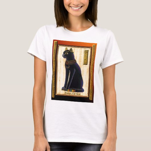 BASTET ~ Cat God T-shirt (Voorkant)