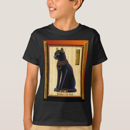 BASTET ~ Cat God T-shirt (Voorkant)
