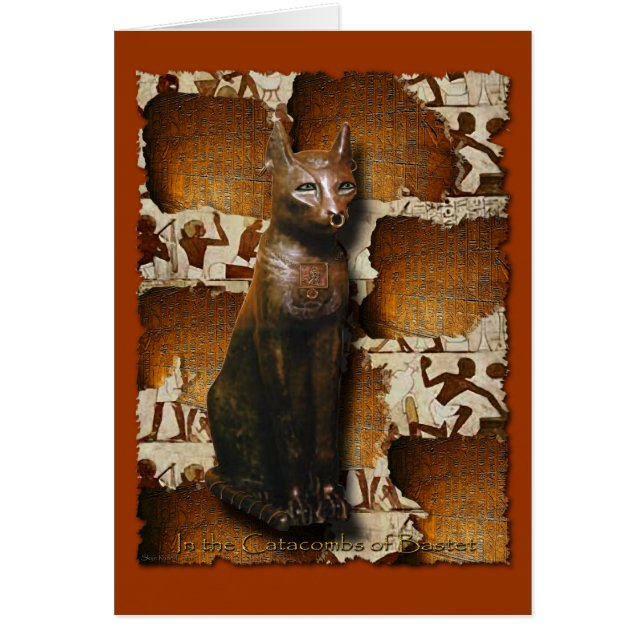 BASTET ~ Cat God van het oude Egyptische geloof (Voorkant)