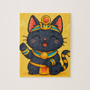Bastet Cat Puzzel Egyptische godin