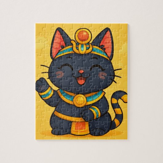 Bastet Cat Puzzel | Egyptische godin (Verticaal)