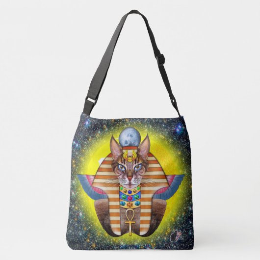 Bastet Crossbody Tas (Achterkant)