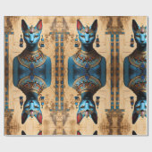 Bastet de oude Egyptische god van katten Cadeaupapier (Vlak)