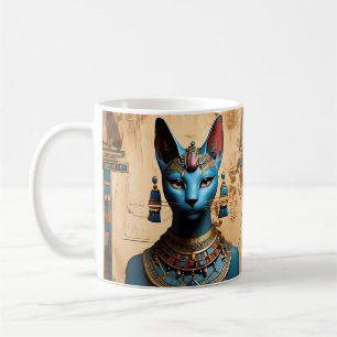 Bastet de oude Egyptische god van katten Koffiemok