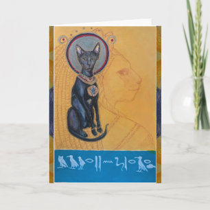 Bastet Egypte Kattengodin Maureen Girard Kaart