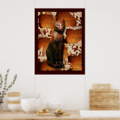 BASTET Egyptisch-themed Art Poster (Keuken)